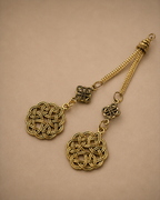 مسبحة حجر الجاسبر الشبكي الوردي الطبيعي