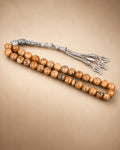 Khaki Jasper Stones Tasbih - 33 Beads